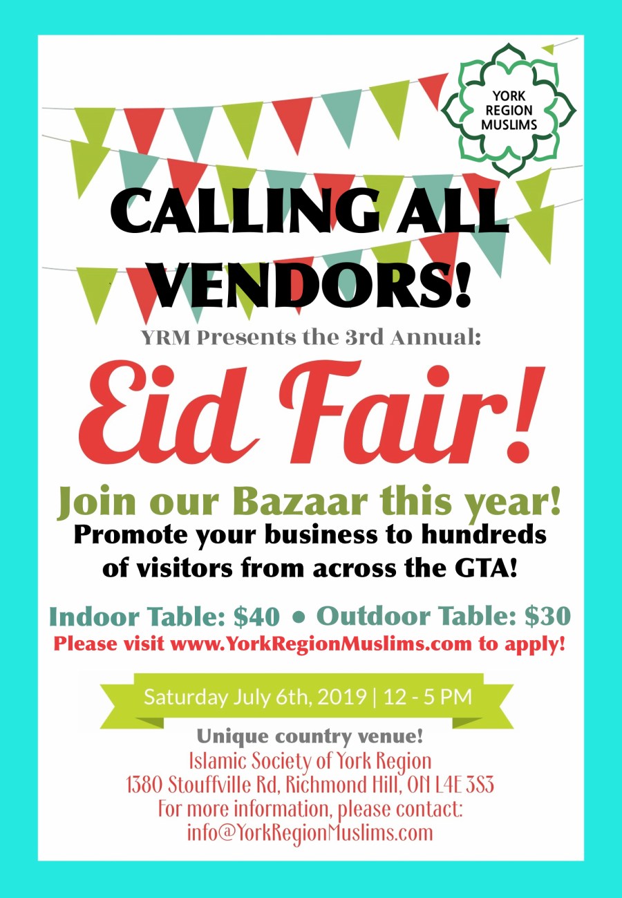 EidFairVendorFlyer2019