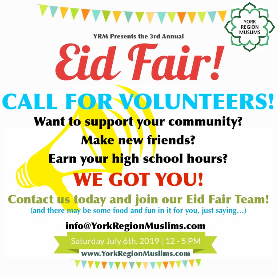 EidFairVolunteerFlyer2019